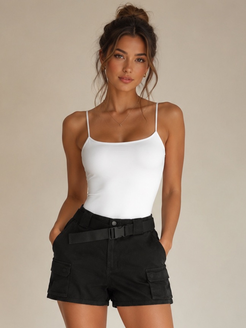 NWT Women’s Cargos Buckle Up Shorts